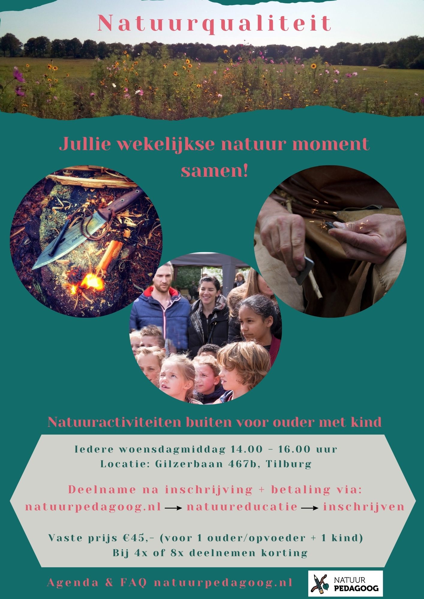 Natuurqualiteit ouder kind activiteiten